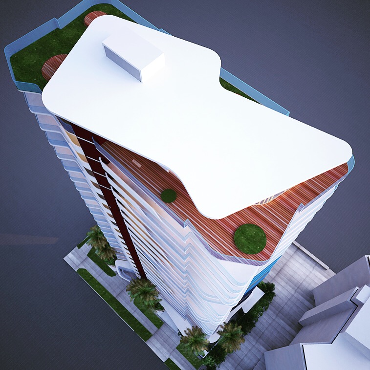 Queensland luxury highrise development by Sgammotta Architects sgammotta.com.au