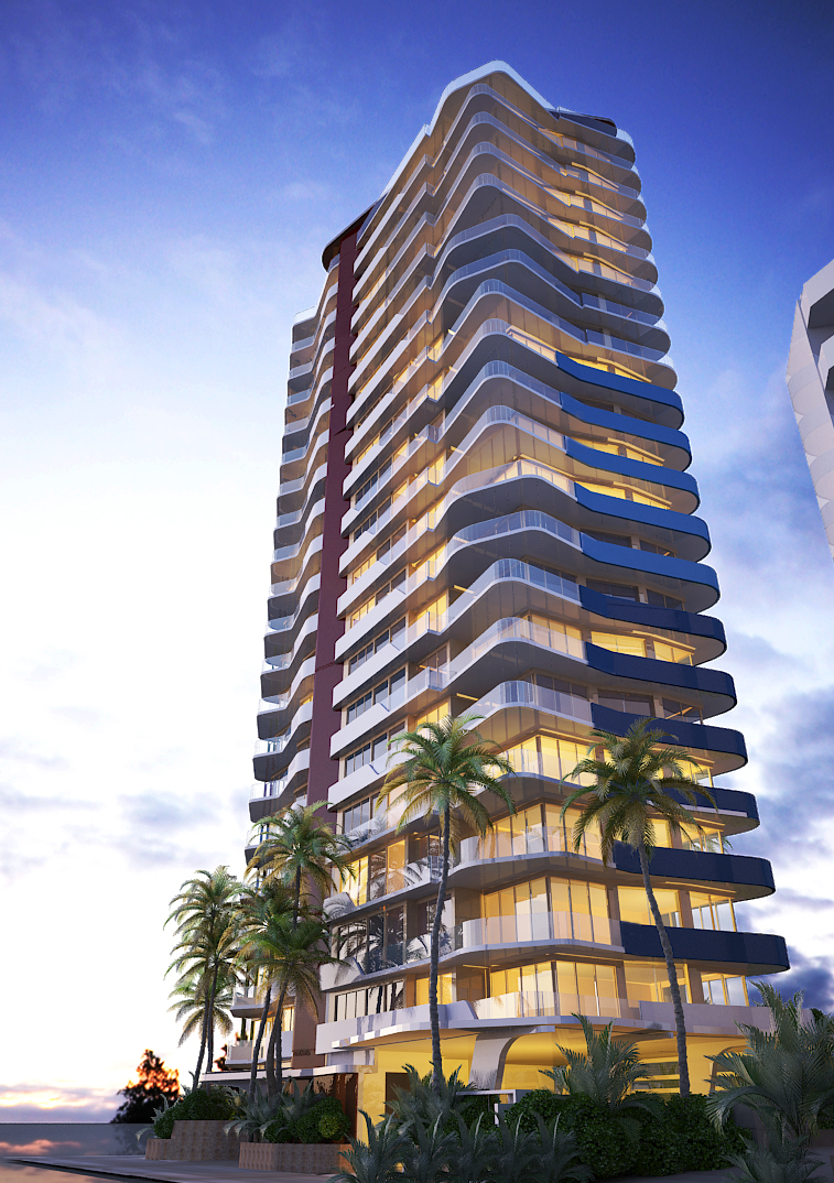 Queensland luxury highrise development by Sgammotta Architects sgammotta.com.au